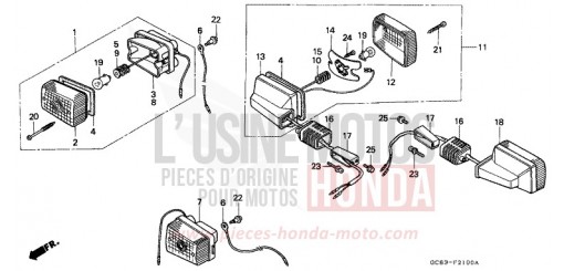 BLINKER (1) NH50MSL de 1990